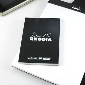 ロディア RHODIA ドットパッドNo.12 ドット方眼（5mm） 単品バラ【デザイン おしゃれ】【ドット入り罫線】