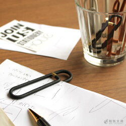 【あす楽対応】本革ギフト日本製革巻きクリップL