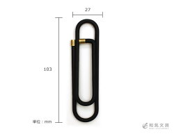 【あす楽対応】本革ギフト日本製革巻きクリップL