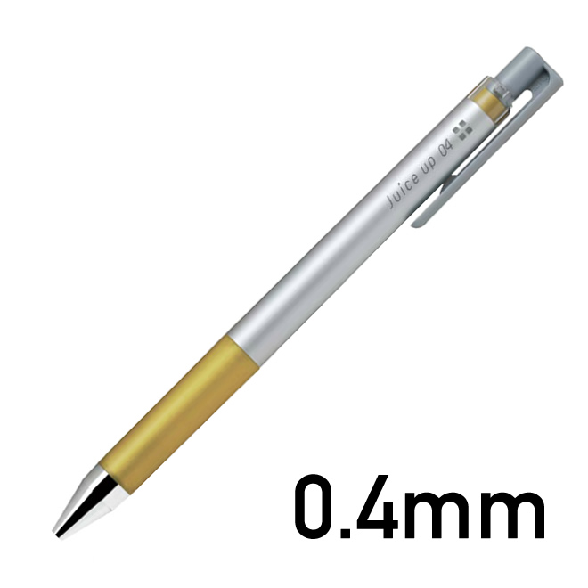 パイロット PILOT ゲルインキボールペン ジュース アップ 04 メタリックカラー インク色：ゴールド(超極細 0.4mm) LJP-20S4-GD