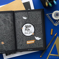 クオバディスQUOVADISライフジャーナルLIFEJOURNALドットDOTSA5ブラックエディションページ番号付5mmドット方眼ノート