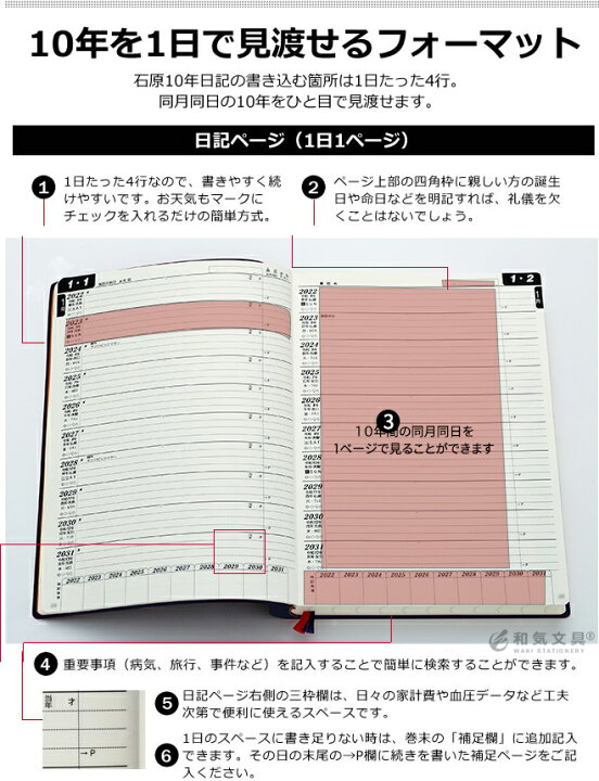 楽天市場 レーザー名入れ無料 石原10年日記 22 31 日記帳 ギフト 名入れ 石原10年日記帳 送料無料 名入れ無料 名前入り 誕生日 プレゼント ギフト おしゃれ シンプル 記念品 送別 お祝い 記念日 誕生日 退職祝い 還暦祝い 母の日 父の日 敬老の日 父親 楽天市場 レーザー名入れ無料 石原10年日記 22 31 日記帳 ギフト 名入れ 石原10年日記帳 送料無料 名入れ無料 名前入り 誕生日 プレゼント ギフト おしゃれ シンプル 記念品 送別 お祝い 記念日 誕生日 退職祝い 還暦祝い 母の日 父の日 敬老の日 父親
