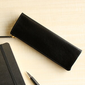 名入れ 無料 イタリアンレザーペンケース ペンケース デザイン おしゃれ プレゼント 革 翌日配送対応