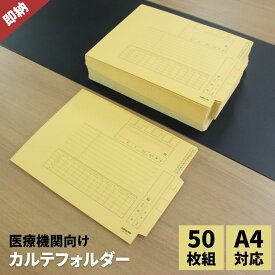 カルテ フォルダー ファイル 整理 A4 サイズ コクヨ KOKUYO HP-500 / 50セット【あす楽対応】