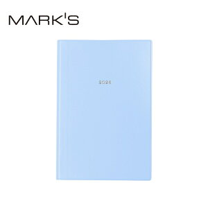10/27迄ポイント5倍!さらに激得クーポン配布中! 2026年 手帳 マークス MARK'S エディット EDiT B6 変形 デイリー 1日1ページ ダイアリー ニュアンスカラー メール便送料無料 翌日配送対応
