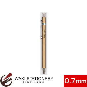 デルフォニックス 木軸油性ボールペン ミニ 0.7mm ゴールド （インク色：ブラック) 500136-705 / 10セット
