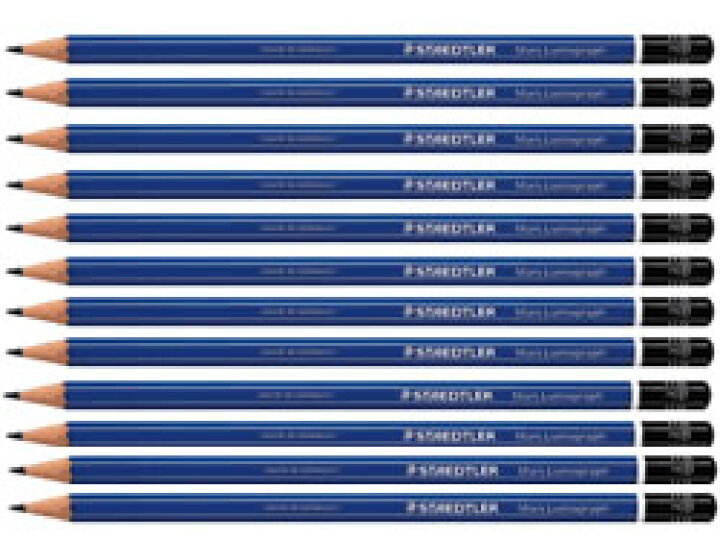 楽天市場 ステッドラー Staedtler ルモグラフ製図用高級鉛筆 デザイン文具 12セット 文房具の和気文具
