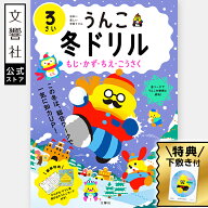 【3歳向け】うんこ 冬ドリル 3さい（もじ・かず・ちえ・こうさく）｜ 幼児 3才 ワーク 冬休み ドリル 幼…