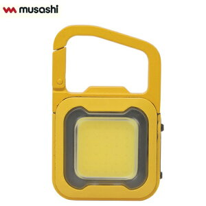 musashi ムサシ 投光器・ライト充電式スパーフラッシュライト6Wイエロー COB-WL011Y