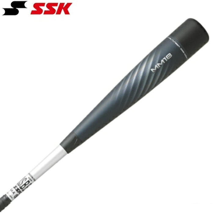 楽天市場】SSK エスエスケイ 軟式バットMM18 ミドルライト FRP製【83cm 