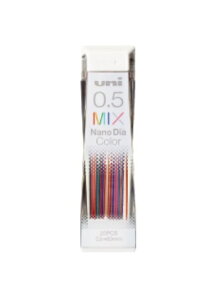 三菱鉛筆シャープ替え芯カラー芯ユニナノダイヤ(0.5mm)uni0.5-202NDC(0.7mm)uni0.7-202NDC(レッド)