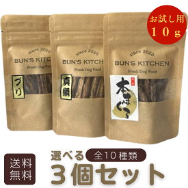 ＼24時間限定！ポイント2倍／【月間優良ショップ受賞】選べるミニおやつ ”手でぽきっと折れる” お試し用 スティックタイプのお試し用3点 BUN’S　KITCHEN　送料無料　 一つ10g 小型犬向け　国産 犬用ギフト 高級 犬のおやつ おやつ3点セット