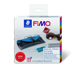 【メ可】ステッドラー　CLAY FIMO　オーブンクレイ　フィモ　レザー　メガネケースキット　8015-DIY4