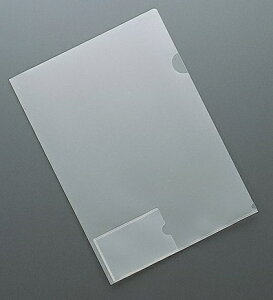 コクヨ クリヤーホルダー(名刺ポケット付き) PP A4 透明 (5枚セット) フ-MP750T