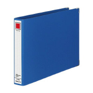 コクヨ チューブファイル Mタイプ A4横 30mmとじ 2穴青 フ-1635B