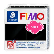 ステッドラー　CLAY FIMO　オーブンクレイ　フィモ　ソフト　＜ブラック＞　8020-9