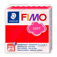 ステッドラー　CLAY FIMO　オーブンクレイ　フィモ　ソフト　＜インドレッド＞　8020-24