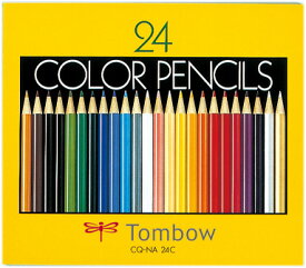 【メ可】トンボ鉛筆　色鉛筆　紙箱24色　NA　CQ-NA24C
