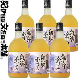 熊野かすみ720ml【6本セット】紀州にごり梅酒【送料無料】（紀州南高梅使用）　化粧箱入・和歌山県産【果実酒】【sybp】【w4】【smtb-tk】【w4】