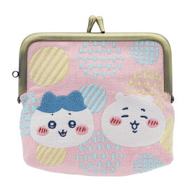 【サンスター文具】　ちいかわ 畳刺繍がま口ミニポーチ ちいかわ＆ハチワレ【送料込】