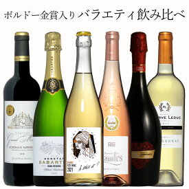 ボルドーと近郊エリア飲み比べ すべて金賞 6本 ワイン セット wine ギフト ホワイトデー 750ML