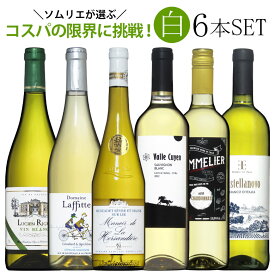 ソムリエ厳選白ワイン6本飲み比べ 送料無料 白 ワインセット wine ギフト 母の日 プレゼント ワイン 白ワイン 750ML r-