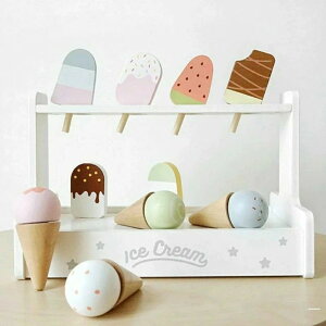 木製 おままごと セットアイスクリームセット ごっこ遊び 木のおもちゃ 木のおままごと 調理ごっこ キッチン ままごと 学習 知育玩具 出産祝い 入園お祝い 親子遊び 保育所・児童館用品 誕