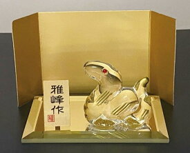 干支 巳 置物 蛇 ヘビ へび【ビードロ金彩 福巳】 2025年 置物 運気アップ 風水 開運風水　陶器製 オブジェ 置物 お正月　★開運招福の干支★　縁起の良い置物　迎春　開運