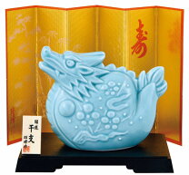 楽天市場】龍 青磁 置物の通販
