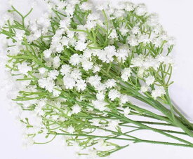 かすみ草 造花 カスミ草 かすみそう アーティシャルフラワー 花束ピンク ホワイト パープル ブルー 6本