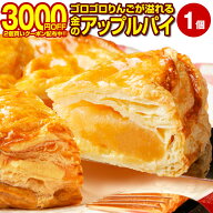 【2個買いクーポンで3000円OFF！】 訳あり アップルパイ ゴロゴロりんご溢れる .金のアップルパイ1個. 冷…