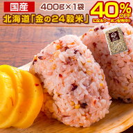 【2個買いクーポンで40％OFF！】 雑穀 雑穀米 北海道 金の.24穀米 400g×1袋. 国産 ブレンド 無添加 もち…