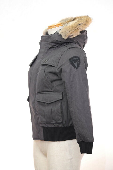 美品✨nobis ノビスダウンジャケット グレー