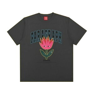 pOt PARAGRAPH ARCH FLOWER T-SHIRT CHACORL