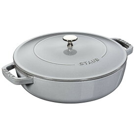 ストウブ STAUB 無水鍋 ブレイザー ソテーパン 28cm グレー 40511-470