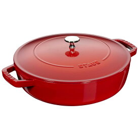 ストウブ STAUB 無水鍋 ブレイザー ソテーパン 28cm チェリー 40511-474