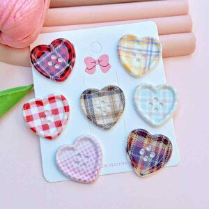 DIY�p�[�c ���g�� �i�q�� �`�F�b�N�� �n�[�g �A�N������ �f�R���[�V�����p�[�c �X�}�z�P�[�X �C���� �w�A�A�N�Z�T���[ �J�{�V����(x10)