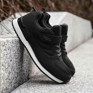 スニーカー 運動靴 ランニングシューズ メッシュ 通気性 衝撃吸収 滑り止め 面ファスナー 普段使い ウォーキング ジョギング 春夏秋冬 紫 パープル レッド グレー ネイビー