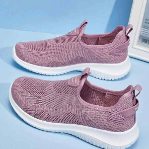 靴 レディース 高齢者 婦人靴 コンフォートシューズ スリッポン メッシュ 通気性 軽量 介護シューズ リハビリシューズ 室内 屋外 履きやすい 歩きやすい 3cmヒール ブラック ピンク パープル