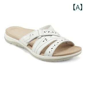 サンダル レディース 厚底 彫刻 快適 婦人靴 スリッパ 風 白 青 黒 茶色 ピンク 通気性 軽量 デイリー