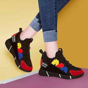 スニーカー レディース 厚底 ローカット カジュアル スポーツ 運動靴 ランニングシューズ 婦人靴 ウォーキング シューズ 春秋冬 赤 レッド 青 ブルー