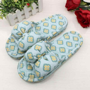 スリッパ レディース 室内履き ルームシューズ 蝶結び 布製 厚底 滑り止め 洗濯可能 春夏秋冬 かわいい(x20)