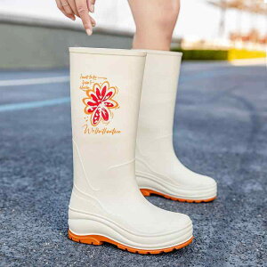 レインシューズ レディース 厚底 長靴 ロングブーツ 防滑 防水 耐摩耗 PVC 婦人靴 キッチン アウトドア ガーデニング 春夏秋冬