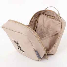 雑貨 レディース 多機能 アウトドア キャンプ 防水 撥水 収納 バッグ カバン 化粧ポーチ 2点セット 刺繍 ウサギ柄 オックスフォード生地 カーキ 軍緑 黒