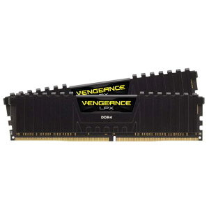 CORSAIR DDR4-3600MHz �f�X�N�g�b�vPC�p ���������W���[�� VENGEANCE LPX �V���[�Y 16GB [8GB×2��] �u���b�N CMK16GX4M2D3600C18