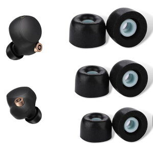 DELUXEFOX �ᔽ���C���[�s�[�X �C���[�`�b�v �X�|���W�����J�o�[ �w�b�h�t�H������ SONY�p WF-1000XM4/1000XM5�K�p �C���[�L���b�v �E���^���� �ᔽ���C���z���J�o�[