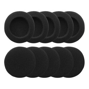 Geekria QuickFit �C���[�p�b�h �݊��� �p�b�h �[���n�C�U�[ Sennheiser PX100, PX80, PC131, Koss SP, Koss PP �w�b�h�z���ɑΉ� �C���p�b�h/�C���[�N�b�V����/�C���[�J�b�v (�t�H�[�� / 5