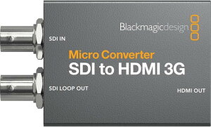 Blackmagic Design �u���b�N�}�W�b�N�f�U�C�� �y�������K�i�z�R���o�[�^�[ Micro Converter SDI to HDMI 3G