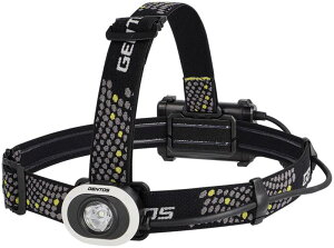 GENTOS(�W�F���g�X) LED �w�b�h���C�g USB �[�d��/�P3�d�r �y���邳90~600���[����/���p�_��4~7.5���ԁz GD�V���[�Y GD-101H/GD-102D/GD-180H �o�R �ނ�