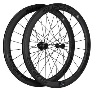 SUPERTEAM 50/25mm UCI ���F�z�C�[�� 700c �J�[�{���z�C�[���Z�b�g �`���[�u���X UD �}�b�g (�u���b�N)